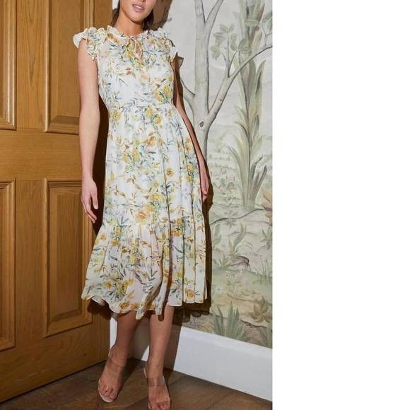 Generation Love Betsey Marigold‎ Dress in Bloom White SZ S NWT $385 - Picture 1 of 7